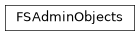 Inheritance diagram of controller.models.domain.fsadmin.FSAdminObjects